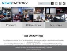 Tablet Screenshot of newsfactory.de